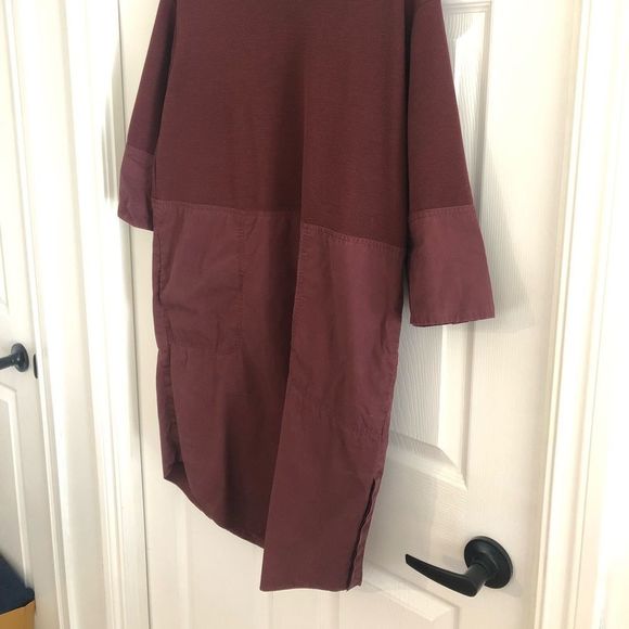 COS Burgundy Dress - Picture 6 of 12